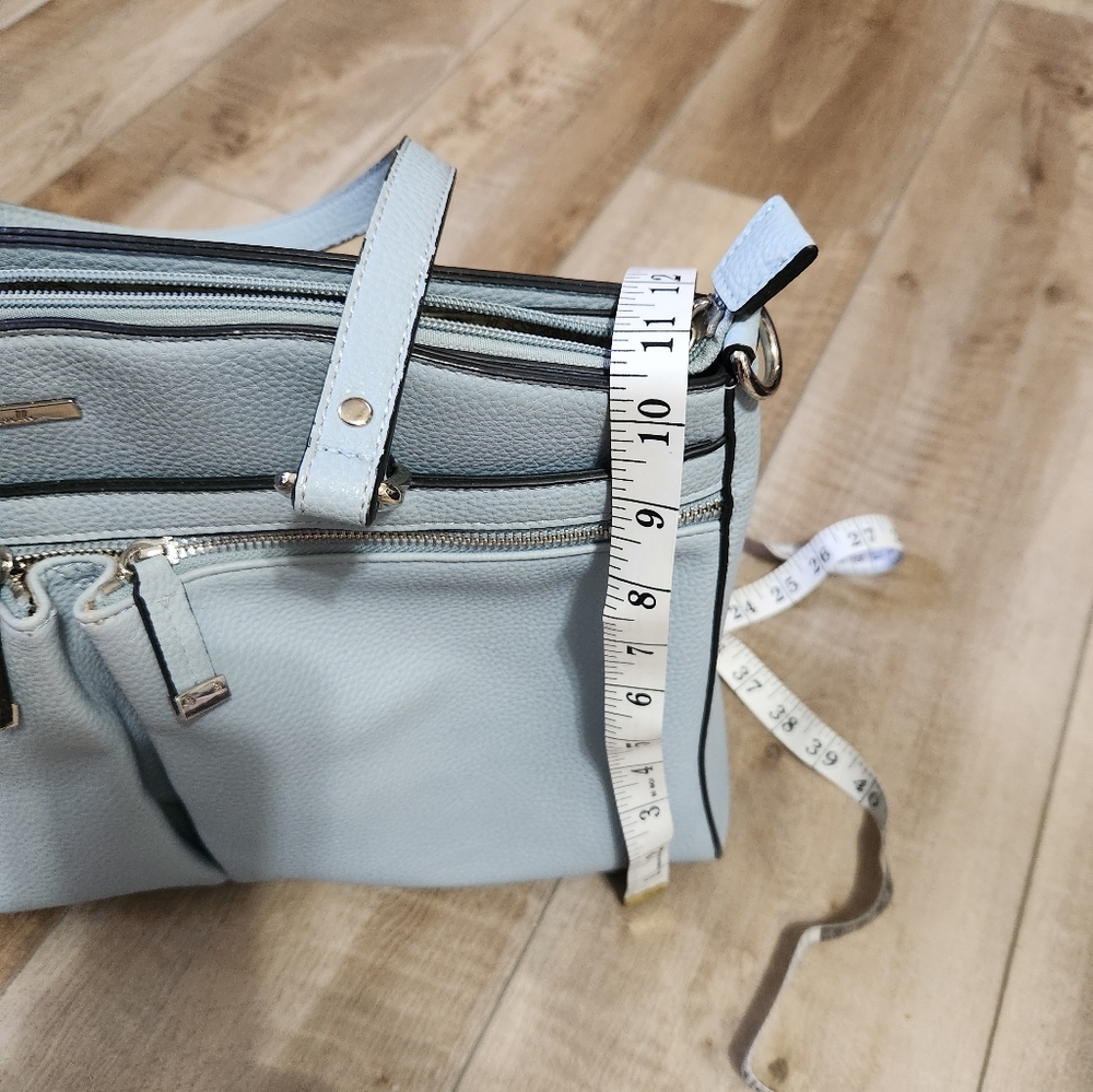Chic Light Blue Crossbody Bag
